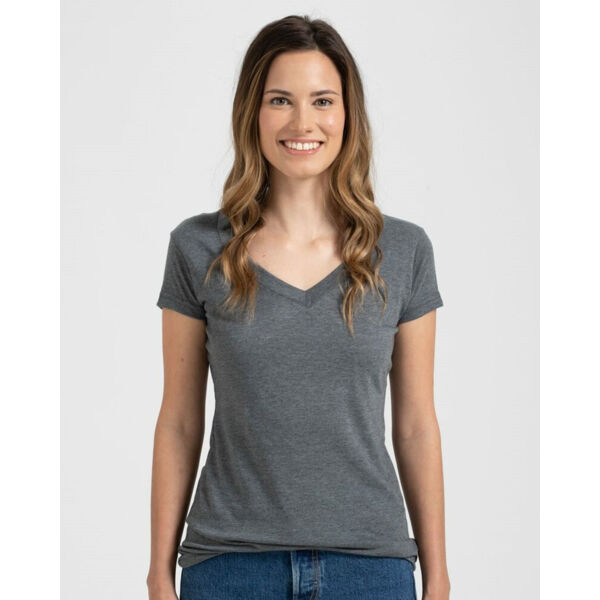 Women's Poly-Rich V-Neck T-Shirt Thumbnail