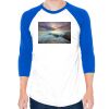 50/50 Raglan Three-Quarter Sleeve Tee Thumbnail