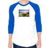 50/50 Raglan Three-Quarter Sleeve Tee Thumbnail