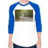 50/50 Raglan Three-Quarter Sleeve Tee Thumbnail