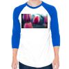 50/50 Raglan Three-Quarter Sleeve Tee Thumbnail