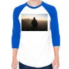 50/50 Raglan Three-Quarter Sleeve Tee Thumbnail