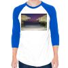 50/50 Raglan Three-Quarter Sleeve Tee Thumbnail