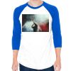 50/50 Raglan Three-Quarter Sleeve Tee Thumbnail
