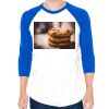 50/50 Raglan Three-Quarter Sleeve Tee Thumbnail