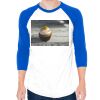 50/50 Raglan Three-Quarter Sleeve Tee Thumbnail