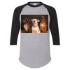 Three-Quarter Raglan Sleeve Baseball Jersey Thumbnail