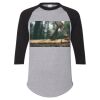 Three-Quarter Raglan Sleeve Baseball Jersey Thumbnail